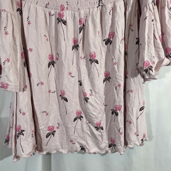 NWT $98 Free People [ XS ] Lana Off the Shoulder‎ Tunic Top in Cloud Berry - Picture 9 of 12